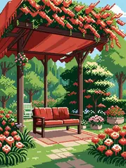 Warmth under the Spring Crimson Canopy