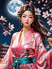 人面桃花相映红