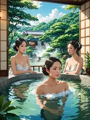 温泉老板的艳福