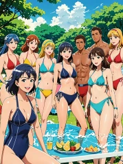The Fun of Changing Swimwear