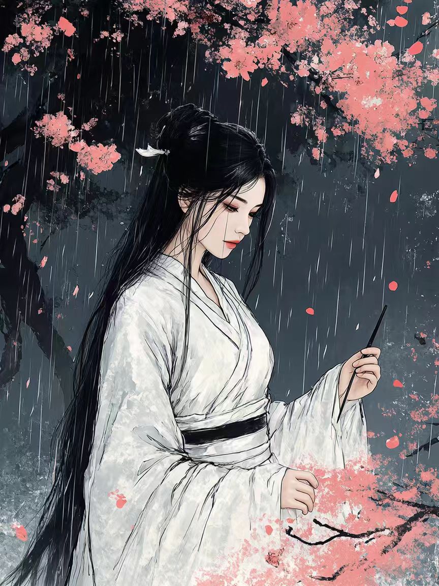 The Apricot Rain and the Burning Strings: Healing Heart Over Mountains and Rivers